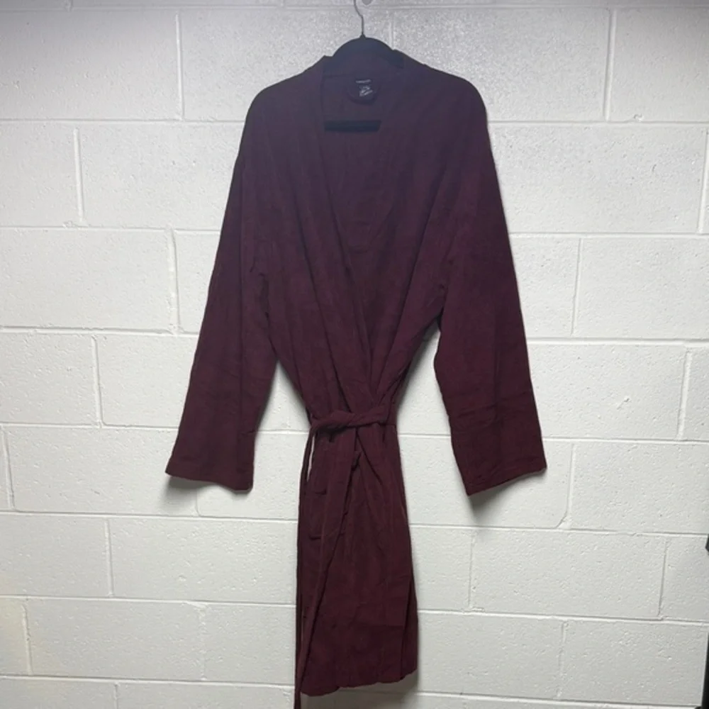 FashGudim Burgundy Robe - Picture 1 of 10